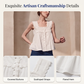Women's Vintage Square Neck Sleeveless Top