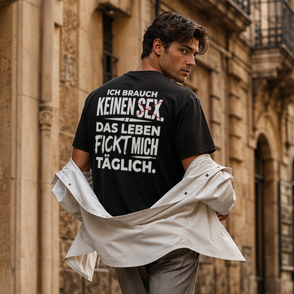 📢📢40% RABATT !!⏰Herren T-Shirt mit witzigem deutschen Spruch