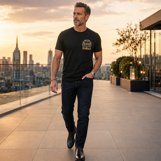 🛍️ 40 % Rabatt – Herren-T-Shirt mit Adler-Print – markantes Design, bequeme Baumwolle & vielseitig für den Alltag 🦅