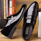 📢📢40% RABATT !!⏰Formelle Herrenschuhe aus Leder mit spitzer Zehe, bequem und rutschfest