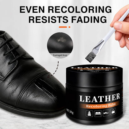 📢📢 JETZT 50 % RABATT!! ⏰Universeller Leder-Farbreparaturbalsam – Repariert Kratzer, pflegt & belebt Leder – Ideal für Taschen, Schuhe & Sofas ✨
