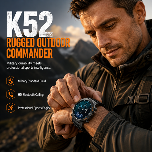 📢📢50% RABATT!! ⏰ Robuste Outdoor-Smartwatch – Militärstandard, GPS, 10 ATM wasserdicht