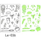 📢📢 JETZT 50 % RABATT!! ⏰Leuchtende Halloween-Tattoos für Kinder – Wasserfeste Cartoon-Glow-Sticker