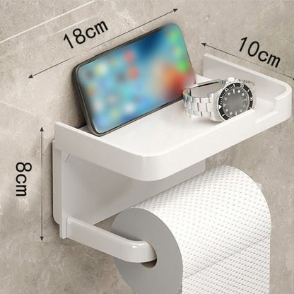 📢📢 JETZT 50 % RABATT!! ⏰ Wandmontierter Toilettenpapierhalter mit Ablage