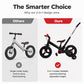 4-in-1 Convertible Kids Tricycle Balance Bike Stroller
