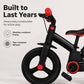 4-in-1 Convertible Kids Tricycle Balance Bike Stroller