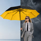 ☂️ 50% RABATT! ☀️ Großer automatischer Sonne- & Regenschirm – 3-fach Automatik, windfest & UPF 50+ – Extra großes Dach (Ø 105–125 cm) – Ideal für Pendler & Familien ✨