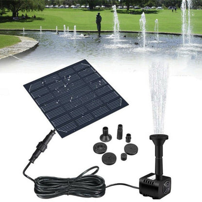 📢📢40% RABATT !!⏰Outdoor Solar Brunnen Wasserpumpen-Set für den Garten