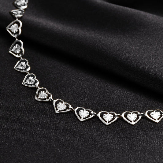✨ JETZT 50 % RABATT! !✨ Strahlendes Herz-Collier – Glamourös & Chic ✨