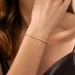 ✨Retro-Strass-Manschettenarmband in Goldfarbe