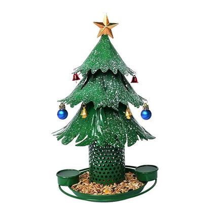 Weihnachtlicher Baum-Vogelfutterspender