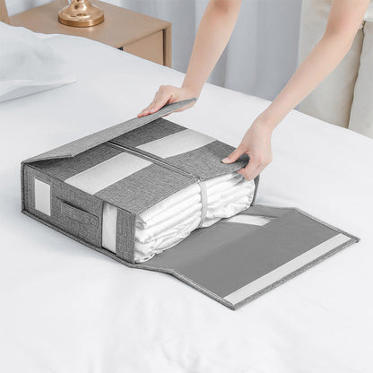 📢📢 JETZT 50 % RABATT!! ⏰Ideales Geschenk – Faltbarer Organizer für Bettwäsche-Sets