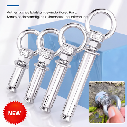 📢📢50% RABATT !!⏰6 Stück/Packung Ringschraube aus 304-Edelstahl zur Spreizbefestigung