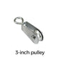 📢📢50% OFF !! ⏰304 Stainless Steel Swivel Pulley Block Heavy Duty Wire Rope Lifting Wheel