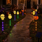 📢📢50% OFF !! ⏰Wasserdichte Halloween-Kürbis-Stecklichter