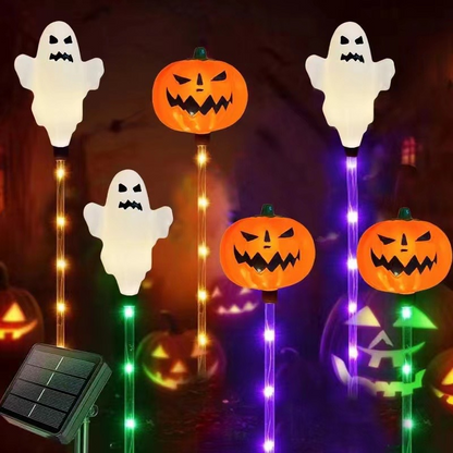 📢📢50% OFF !! ⏰Wasserdichte Halloween-Kürbis-Stecklichter