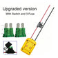 📢📢50% RABATT !!⏰Power Wheels Adapter für DeWalt 18V/20V Akku mit Schalter & Sicherung