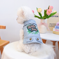 Niedliche Jeansjacke für Hunde im Prinzessinnen-Stil