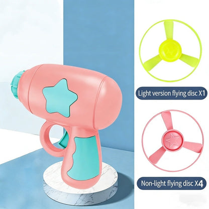 ⏳Zeitlich begrenzt 50% Rabatt⏰LED Flugscheiben-Abschussgerät Spielzeugpistole🐈🪁
