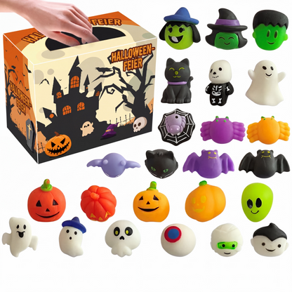🎃 JETZT 50 % RABATT! 🧸 Weicher Druckkomfort – Squishy-Spielzeuge im Halloween-Design – perfekt für Party-Tüten, das Klassenzimmer und „Süßes oder Saures“ 👻