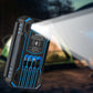 📢📢40% RABATT !!⏰Solar-Powerbank 20000mAh mit LED-Taschenlampe – Solarladefunktion, hohe Kapazität & helles Licht – Ideal für Outdoor, Camping & Notfälle 🔦