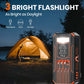 📢📢40% RABATT !!⏰Solar-Powerbank 20000mAh mit LED-Taschenlampe – Solarladefunktion, hohe Kapazität & helles Licht – Ideal für Outdoor, Camping & Notfälle 🔦