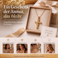 ✨ Glänzende Kreuzanhänger-Halskette für Damen mit gedrehtem Knoten – Jetzt im Sommer-Sale! 💛