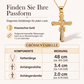 ✨ Glänzende Kreuzanhänger-Halskette für Damen mit gedrehtem Knoten – Jetzt im Sommer-Sale! 💛