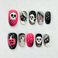 ✨ JETZT 50 % RABATT! !✨Halloween Aufklebe-Nagelset