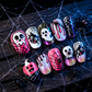 ✨ JETZT 50 % RABATT! !✨Halloween Aufklebe-Nagelset