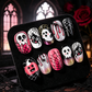 ✨ JETZT 50 % RABATT! !✨Halloween Aufklebe-Nagelset