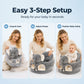 ✨ JETZT 50 % RABATT! !✨🐻 Cartoon‑Baby‑Stützsofa – Anti‑Roll‑Sitzsessel für Babys mit stabiler Rückenlehne, weicher Plüsch‑Bodensitz für Kleinkinder