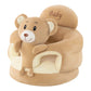 ✨ JETZT 50 % RABATT! !✨🐻 Cartoon‑Baby‑Stützsofa – Anti‑Roll‑Sitzsessel für Babys mit stabiler Rückenlehne, weicher Plüsch‑Bodensitz für Kleinkinder