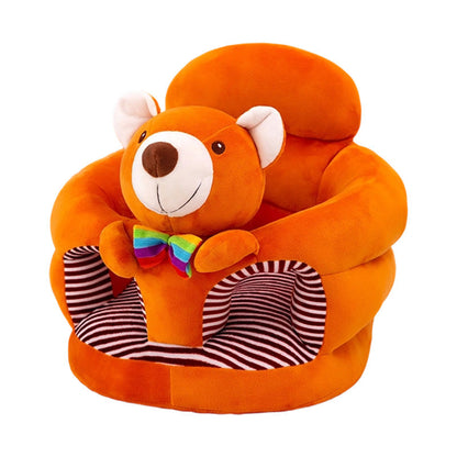 ✨ JETZT 50 % RABATT! !✨🐻 Cartoon‑Baby‑Stützsofa – Anti‑Roll‑Sitzsessel für Babys mit stabiler Rückenlehne, weicher Plüsch‑Bodensitz für Kleinkinder