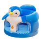 ✨ JETZT 50 % RABATT! !✨🐻 Cartoon‑Baby‑Stützsofa – Anti‑Roll‑Sitzsessel für Babys mit stabiler Rückenlehne, weicher Plüsch‑Bodensitz für Kleinkinder