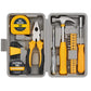 📢📢50% RABATT !!⏰Tragbares 24-teiliges Haushalts-Werkzeugset – Aufbewahrungskoffer inklusive, Hammer, Schraubenzieher, Zange, Maßband & Bits für DIY-Heimreparaturen