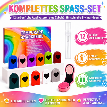 ✨ JETZT 50 % RABATT! !✨Temporäres Haarkreide-Set für Mädchen