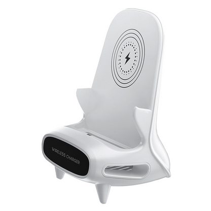 📢📢50% RABATT !!⏰Stuhlförmige 15W Kabellose Ladestation