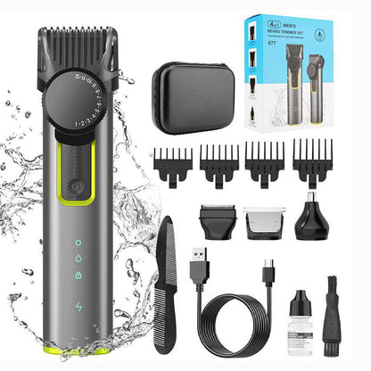 📢📢50% RABATT !!⏰4-in-1 Elektrisches Haarschneideset