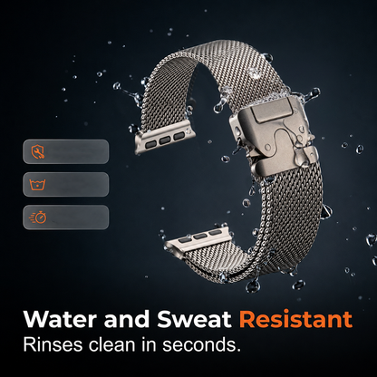 📢📢50% RABATT !!⏰Edelstahl-Mesh-Uhrenarmband
