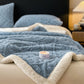 ✨50% Rabatt✨🛋️ Kuschelige Teddy-Decke mit Blumenmuster – Weiche und warme Wohndecke für Sofa und Bett