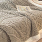 ✨50% Rabatt✨🛋️ Kuschelige Teddy-Decke mit Blumenmuster – Weiche und warme Wohndecke für Sofa und Bett
