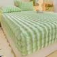 Plush Thickened Fitted Sheet