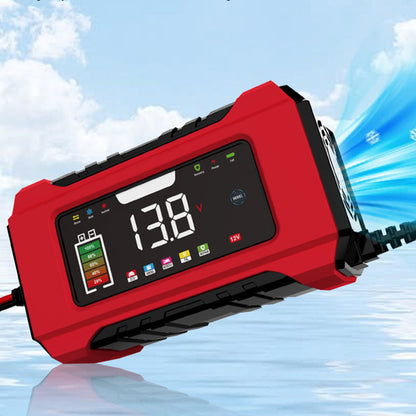 📢📢40% RABATT !!⏰12V 6A Intelligentes Kfz-Batterieladegerät mit LCD-Display