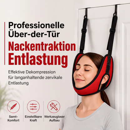 📢📢 JETZT 50 % RABATT!! ⏰Über der Tür zu montierendes Halswirbelsäulen-Traktionsgerät zur Linderung von Nackenschmerzen