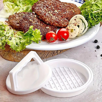 🍔 KAUFEN SIE 1, ERHALTEN SIE 1 KOSTENLOS! ✨ Burgerpresse – Gleichmäßige Pattys, fettabtropfende Platte & rutschfester Griff ✨