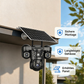 📢📢40% RABATT !!⏰Triple Lens Solar WLAN Überwachungskamera