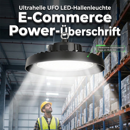 📢📢50% RABATT !!⏰Langlebige UFO-Hallen-LED-Lampe