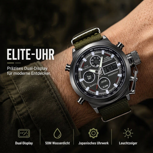 📢📢50% RABATT !!⏰Retro Digital Quarz Sportuhr für Herren