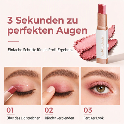 🌹 Zeitlich begrenztes Sonderangebot：1+1 GRATIS!🌹Zweifarbiger Lidschattenstift mit Farbverlauf, wischfester zweifarbiger Augen-Make-up-Stift